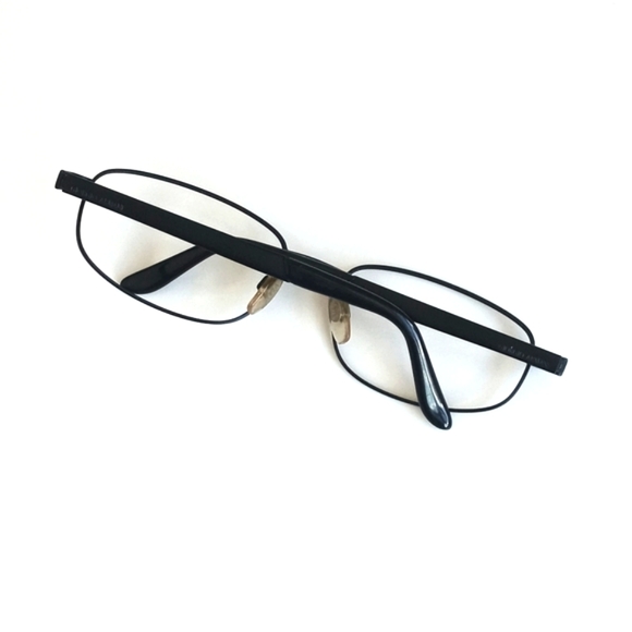 Vintage Giorgio Armani Semi Gloss/ Matte Black Eye Glass Frames 1511 706 130 - Picture 8 of 14